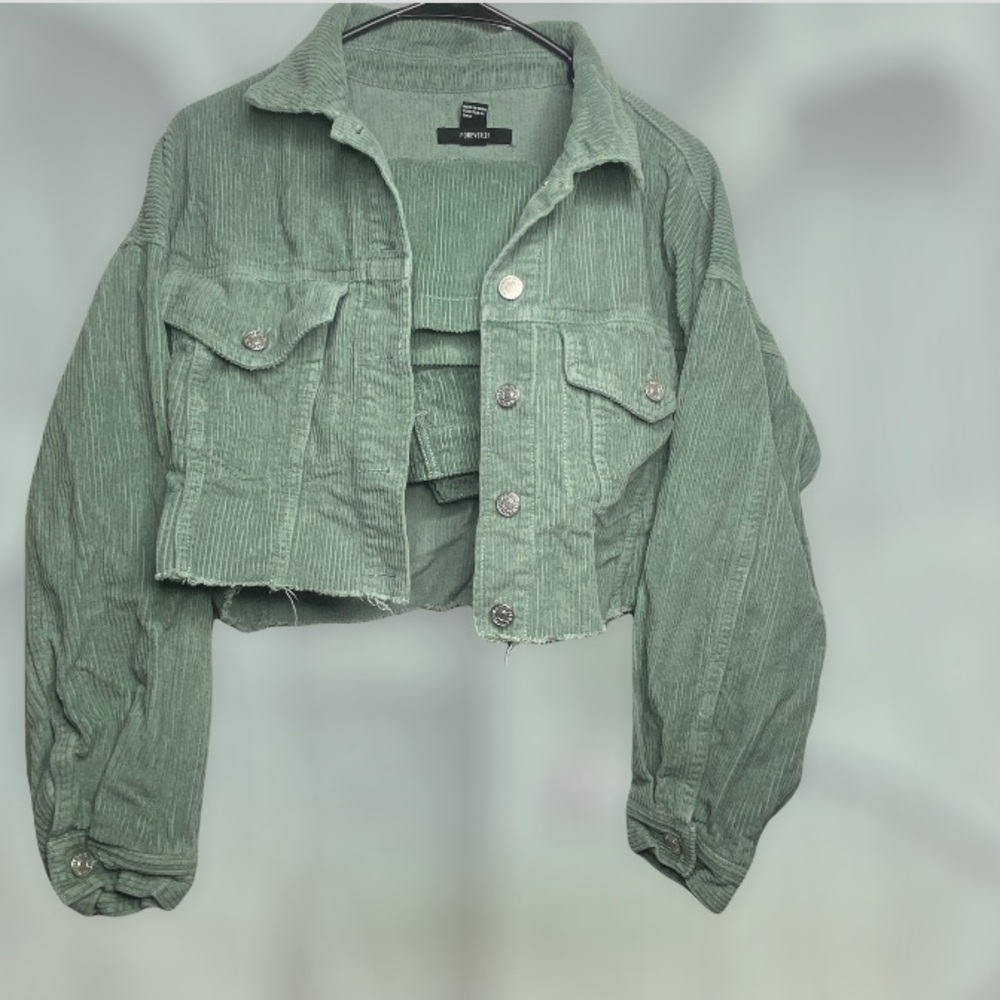 Skirt and jack suit corduroy material